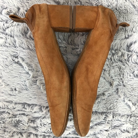 Everlane Shoes - Everlane • The Day Cognac Suede Heel